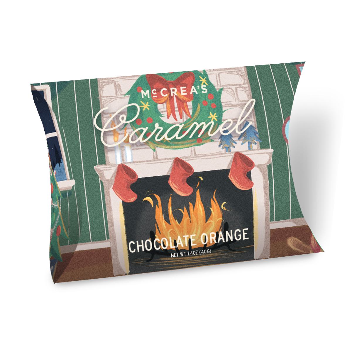 Chocolate Orange 1.4 oz pillow box (5 pcs)