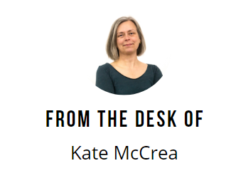 From the desk of Kate McCrea; small business smarts; lessons learned during Covid