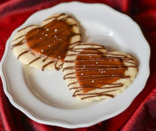 Heart-Shaped Caramel Desserts
